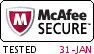 McAfee Secure sites help keep you safe from identity theft, credit card fraud, spyware, spam, viruses and online scams